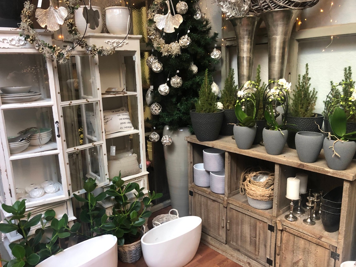 Sortiment im Schaufenster